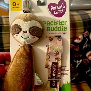 Parents choice pacifier buddie. Brand new never opened. 0months plus.